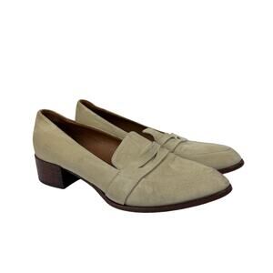 Thelma Suede Heeled Penny Loafer Women's 41 US 11